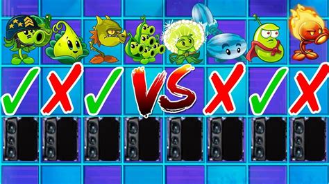 All Old New Plants Max Level Use Power Up Vs Speaker Pvz