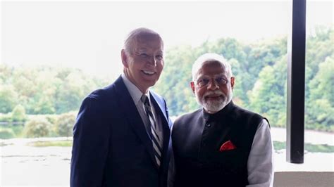 Modi Gets A Warm Welcome In Us Holds Talks With Biden Latest News