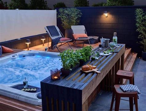 Pin by Anna Laura Pérez López on home Hot tub patio Hot tub garden Hot tub backyard
