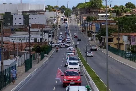 Manifestantes Fazem Carreata Contra Bolsonaro Em Jo O Pessoa Metr Poles