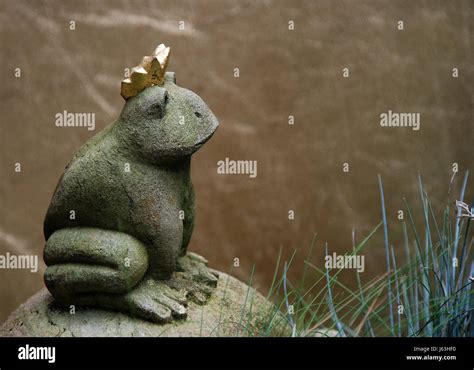 Stone Frog Crown Pictogram Symbol Pictograph Trade Symbol Garden Stone