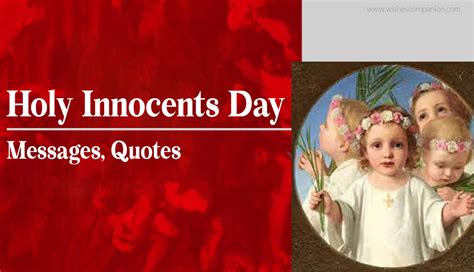 50+ Holy Innocents Day Messages, Quotes