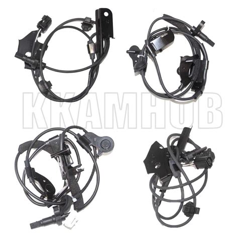 4 Pcs Of Abs Speed Sensors For 2006 2013 Toyota Rav4 25l 35l Su10188 5s8726 Ebay