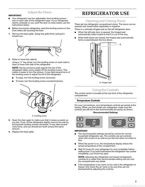 Kitchenaid Refrigerator Kfcs22evms 7 Manual