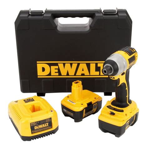 DEWALT 18-Volt XRP Lithium-Ion Cordless 1/4 in. Impact Driver Kit with ...