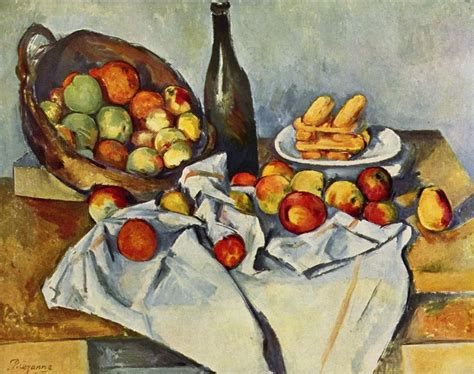 Paul Cezanne Basket Of Apples Post Impressionism