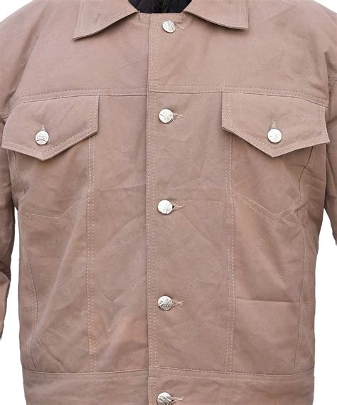 Bradley Cooper A Star Is Born Jackson Maine Beige Cotton Jacket