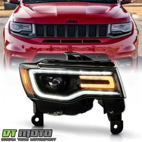 For 2017 2021 Jeep Grand Cherokee Black Hidxenon W Afs Headlight