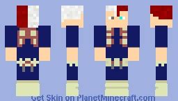 Shoto Todoroki (Skin contest) Minecraft Skin