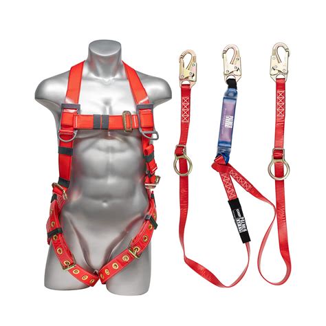 Palmer Safety Full Body Urethane Coated Safety Harness Double Leg