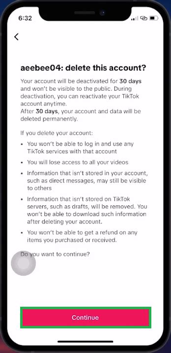 how to delete tiktok account after ban