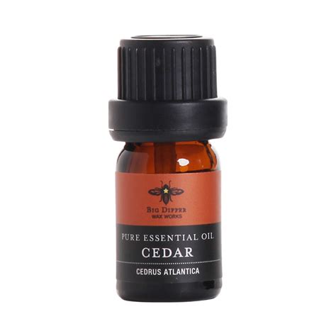 Organic Cedarwood Essential Oil 5 Ml Big Dipper Wax Works