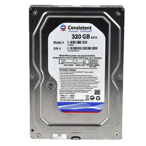 Consistent Hdd 320 Gb Hard Disk For Desktop at Rs 1100 in New Delhi ...
