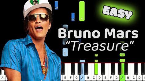 Treasure Piano How To Play Bruno Mars Treasure Piano Tutorial Easy Youtube