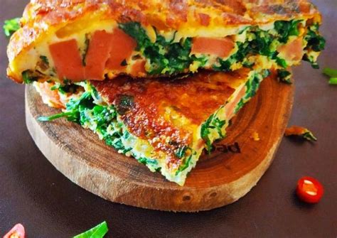 Resep Omelet Daun Katuk Oleh Bunda Dewi Cookpad