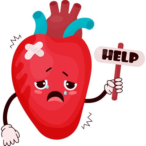 Sad Sick Human Organ Heart 23367125 PNG