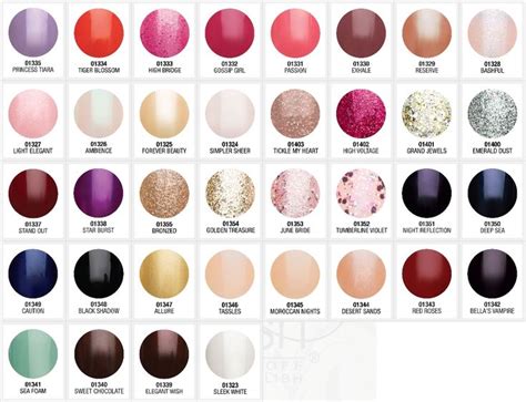 Gelish Color Chart 2 Pretty Nails Gelish Nails Nails Nail Polish Colors