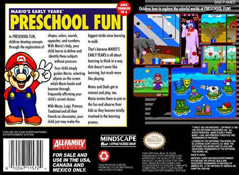 Mario's Early Years: Preschool Fun Details - LaunchBox Games Database