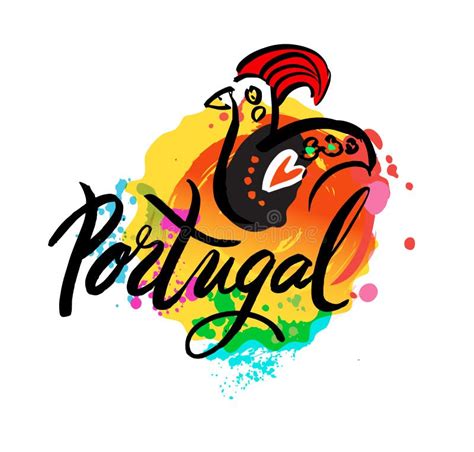 Portugal the Travel Destination Logo Stock Vector - Illustration of ...