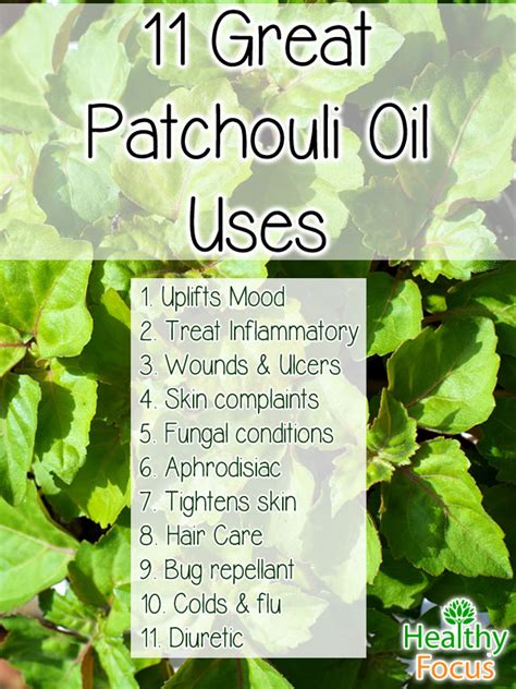 11 Great Patchouli Oil Uses Healthy Focus