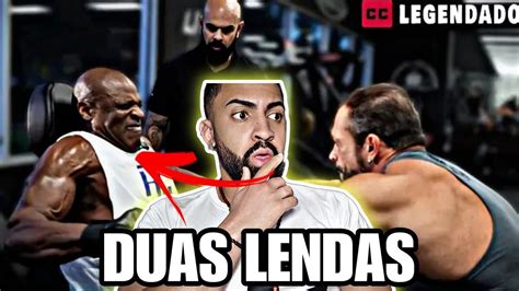 REAGINDO AO TREINO DE RONNIE COLEMAN E FERNANDO SARDINHA Emocionante