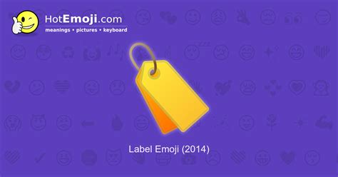 🏷️ Label Emoji Meaning With Pictures From A To Z