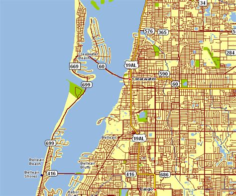 Clearwater Florida Maps