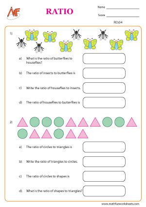 Ratio Worksheets - Math Fun Worksheets