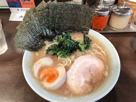 『らーめん並 のり 味玉』横浜家系らーめん いずみ家のレビュー ラーメンデータベース