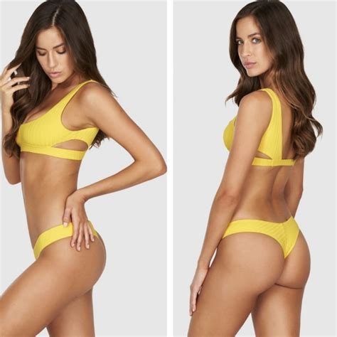 Bond Eye Swim Bondeye Brand New Lemon Zest Bikini Set Poshmark