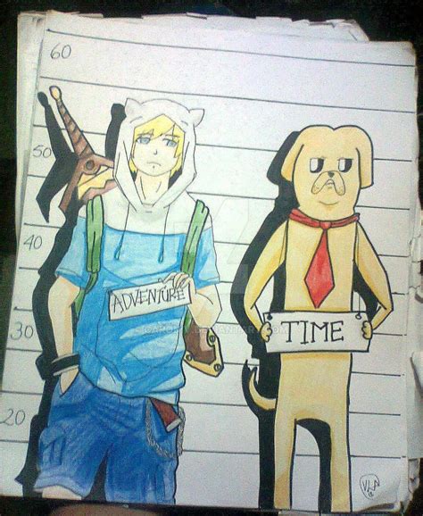 Finn and Jake by caroniv on DeviantArt