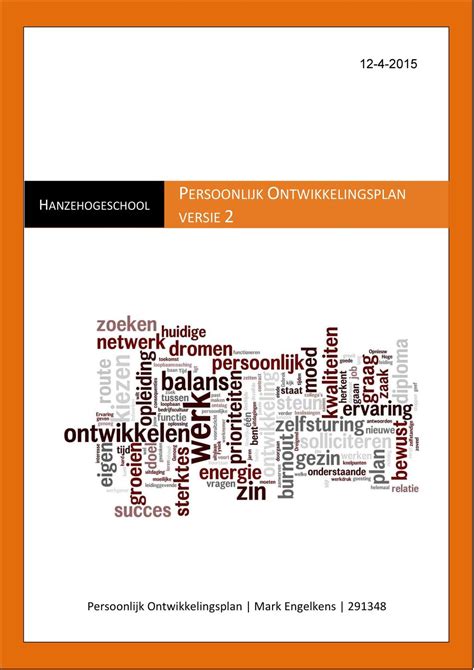 Persoonlijk Ontwikkelingsplan Pdf Gratis Download