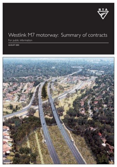 Westlink M7 Motorway Rta Nsw Government