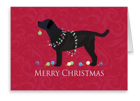 Black Lab Christmas Cards From the Breed Collection Digital | Etsy