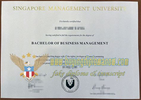 Online Singapore Management University Diploma For Sale