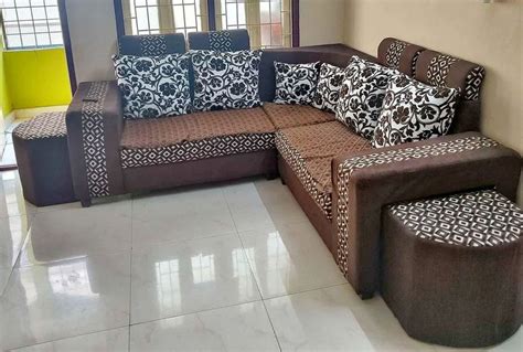 4 Seater Wooden Corner L Shape Sofa Set At Rs 31000 Piece In Bengaluru