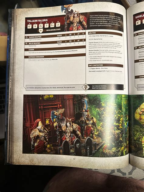 V Codex Adeptus Custodes Page K Rumeurs Et Nouveaut S