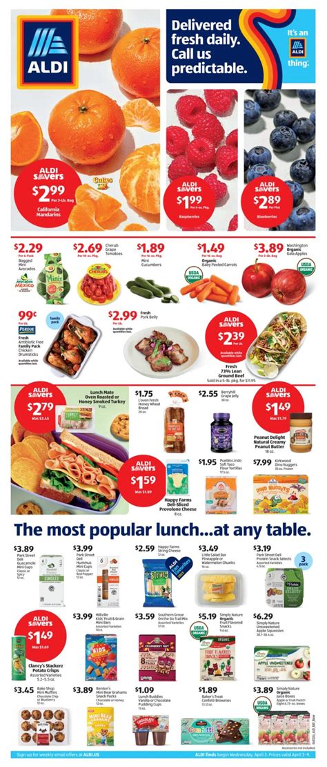 Aldi Weekly Ad April 3 April 9 2024