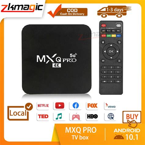 Mua Android Tv Box Mxq Pro K B N G Gb Ti Ng Vi T Wifi Android