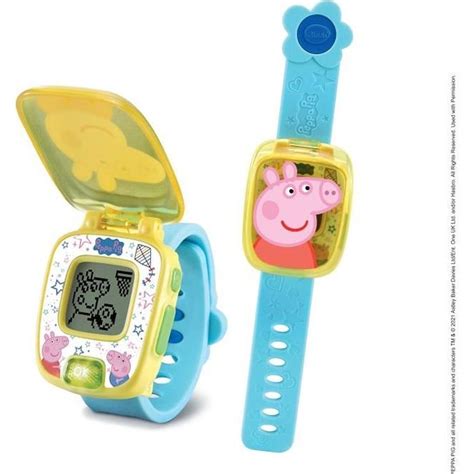 Montre Jeu Interactive Peppa Pig Vtech Pour Enfant De 3 Ans Et Plus