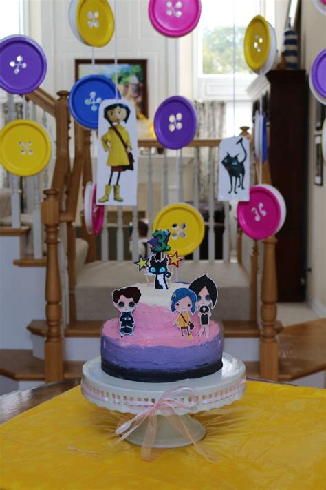 Cheerful Coraline Birthday For A Toddler Fall Birthday Parties Movie