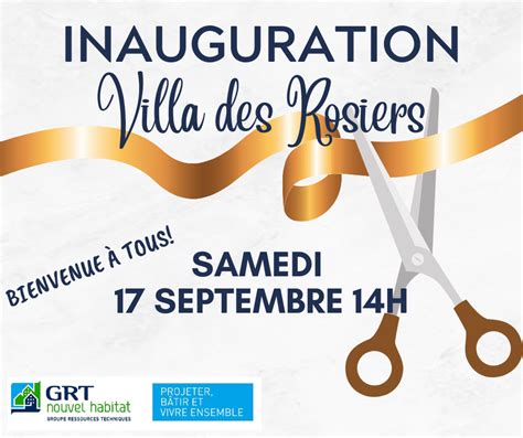 Inauguration Villa Des Rosiers Publication Facebook Municipalit De