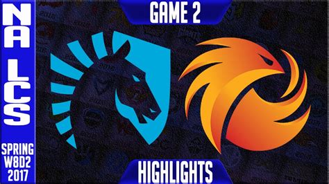 Team Liquid Vs Phoenix Game Na Lcs W D Spring Tl Vs P G