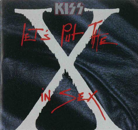 Kiss Lets Put The X In Sex 1988 Cd Discogs