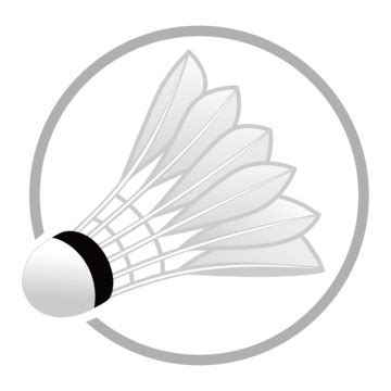 Badminton Racket And Shuttle Logo