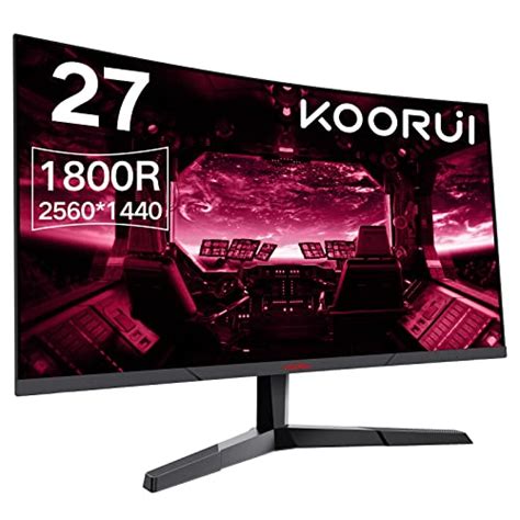 Koorui 24 Inch Gaming Monitor Fhd 1080p Computer Monitor 165hz Va 1ms