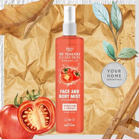 Skin Cream Fresh Tomato Glass Skin Face Body Mist Ml Shopee