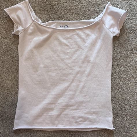 Brandy Melville John Galt Bonnie Top Baby Pink Off Depop