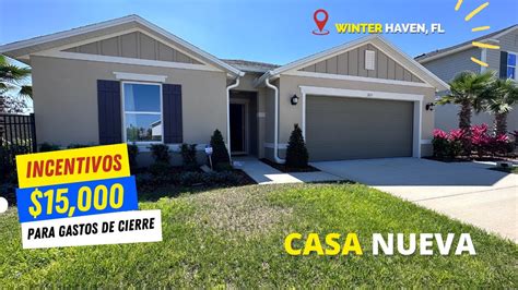 Casa Nueva En Venta En Winter Haven Fl No Cdd Hasta Para