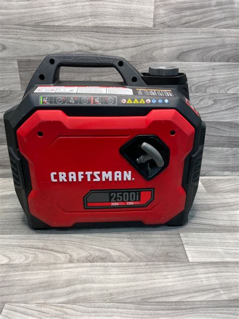 Craftsman Cmx 2500 Watt Single Fuel Inverter Generator Cmxgiac2500i For Parts Or Not Working Buya